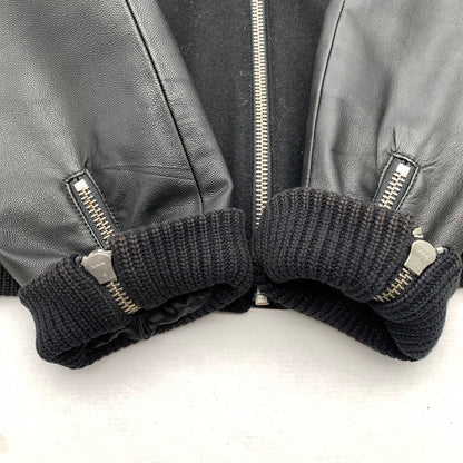 【中古品】【メンズ】 DIESEL ディーゼル S.C TR750018 スタジャン BLACK 異素材切替 XLサイズ アウター 上着 141-260831-io-10-fuzh カラー：ブラック 万代Net店