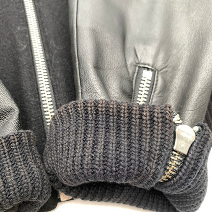 【中古品】【メンズ】 DIESEL ディーゼル S.C TR750018 スタジャン BLACK 異素材切替 XLサイズ アウター 上着 141-260831-io-10-fuzh カラー：ブラック 万代Net店