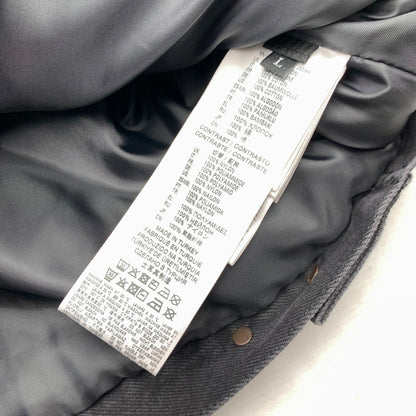 【中古品】【メンズ】 DIESEL ディーゼル 00SY7U D-SHYLA デニム切替 中綿ジャケット BLACK Lサイズ 異素材切替 タグ付き ※白いスレあり 141-260831-io-09-fuzh カラー：ブラック 万代Net店