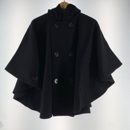 【中古品】【メンズ】 SCHOTT ショット ウールポンチョ ウール ポンチョ アウター 上着 BLACK Mサイズ 145-260831-io-06-fuzh カラー：ブラック 万代Net店