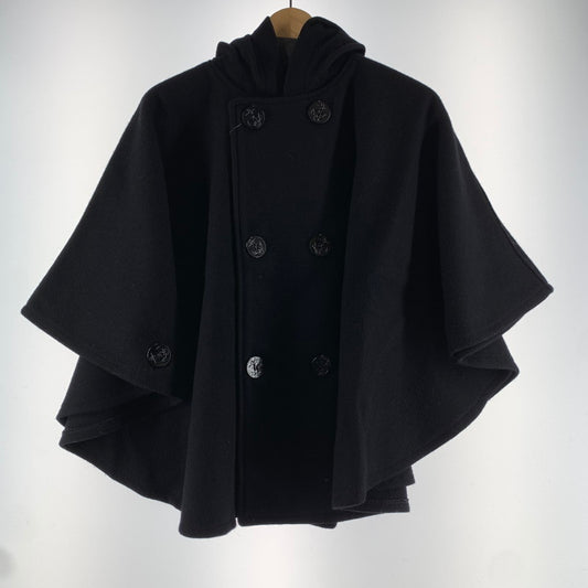 【中古品】【メンズ】 SCHOTT ショット ウールポンチョ ウール ポンチョ アウター 上着 BLACK Mサイズ 145-260831-io-06-fuzh カラー：ブラック 万代Net店