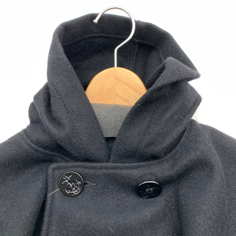 【中古品】【メンズ】 SCHOTT ショット ウールポンチョ ウール ポンチョ アウター 上着 BLACK Mサイズ 145-260831-io-06-fuzh カラー：ブラック 万代Net店