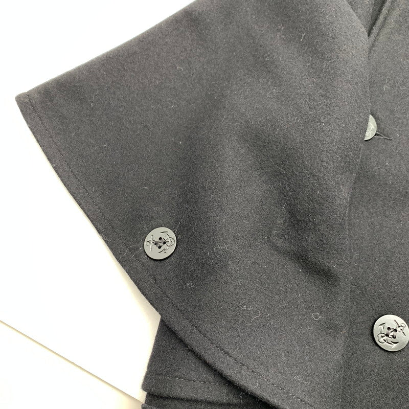 【中古品】【メンズ】 SCHOTT ショット ウールポンチョ ウール ポンチョ アウター 上着 BLACK Mサイズ 145-260831-io-06-fuzh カラー：ブラック 万代Net店