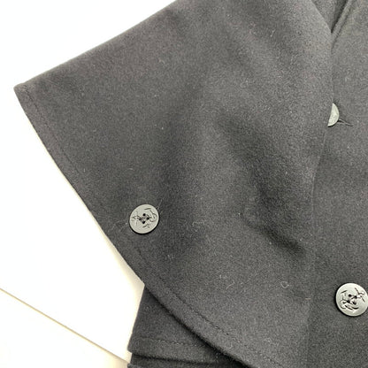 【中古品】【メンズ】 SCHOTT ショット ウールポンチョ ウール ポンチョ アウター 上着 BLACK Mサイズ 145-260831-io-06-fuzh カラー：ブラック 万代Net店