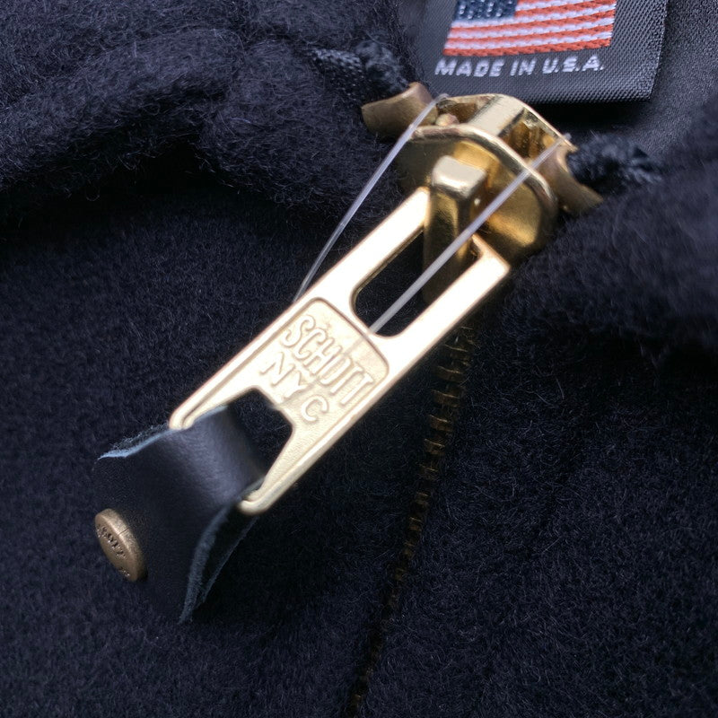 【中古品】【メンズ】 SCHOTT ショット 7176 CPOジャケット BLACK 38サイズ アウター 上着 タグ付き 145-260831-io-07-fuzh カラー：ブラック 万代Net店