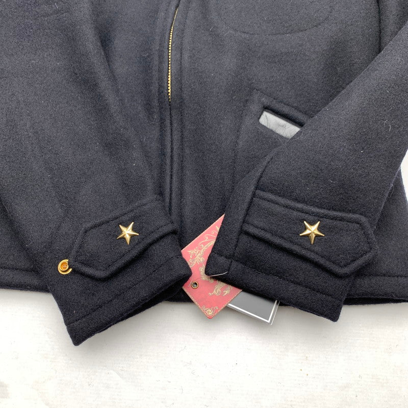 【中古品】【メンズ】 SCHOTT ショット 7176 CPOジャケット BLACK 38サイズ アウター 上着 タグ付き 145-260831-io-07-fuzh カラー：ブラック 万代Net店