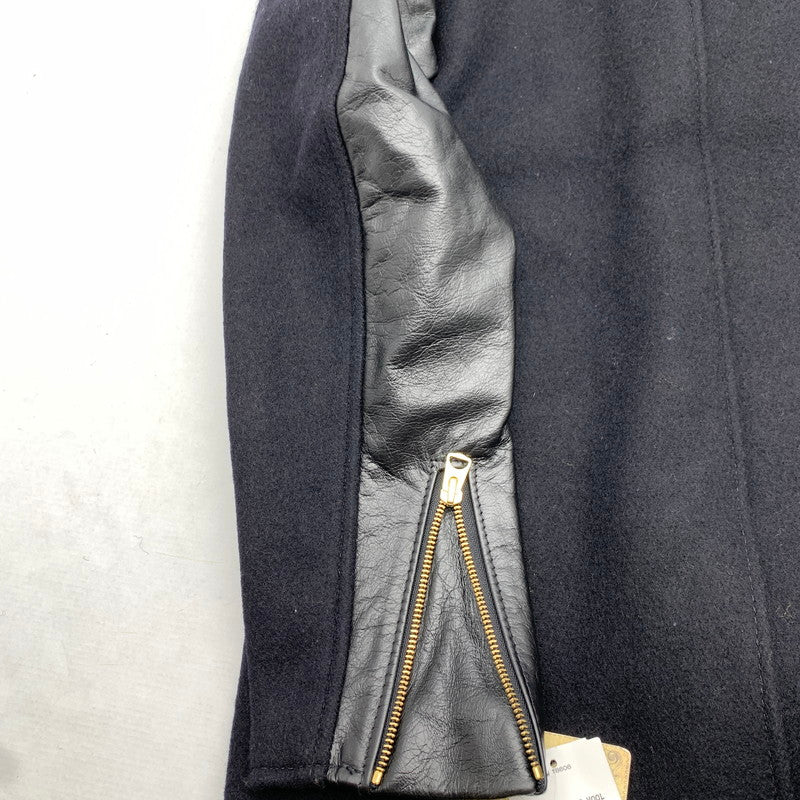 【中古品】【メンズ】 SCHOTT ショット 24KARATS Pコート NAVY 34サイズ ピーコート 上着 アウター タグ付き 145-260831-io-02-fuzh カラー：ネイビー 万代Net店