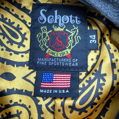 【中古品】【メンズ】 SCHOTT ショット 24KARATS Pコート NAVY 34サイズ ピーコート 上着 アウター タグ付き 145-260831-io-02-fuzh カラー：ネイビー 万代Net店
