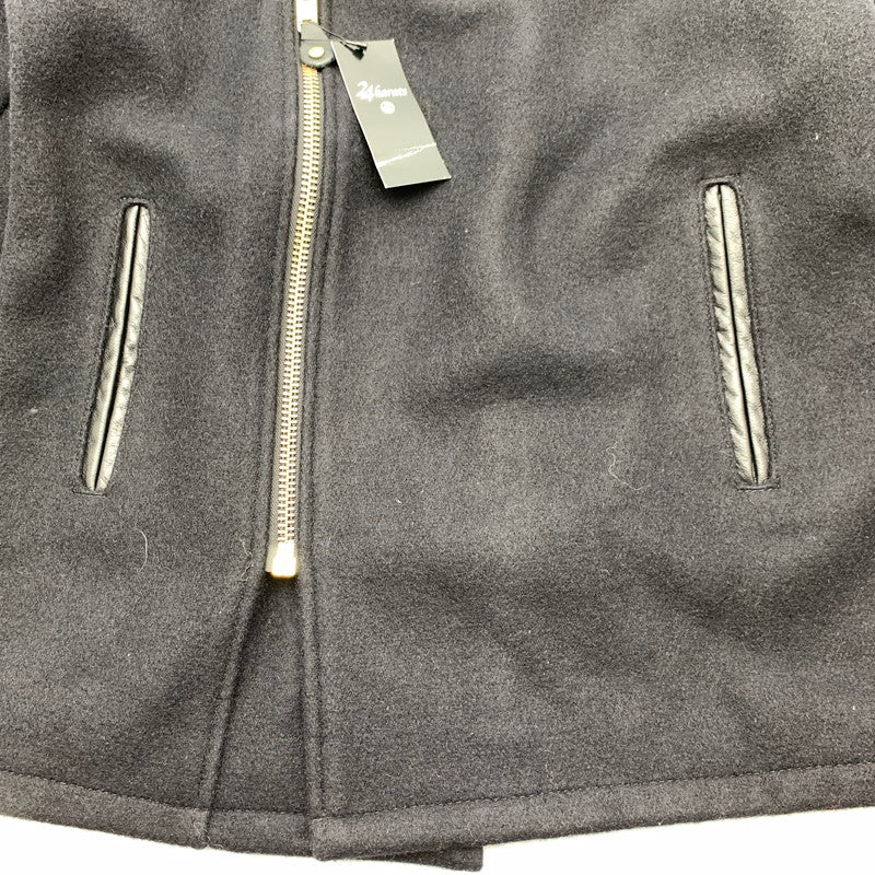 【中古品】【メンズ】 SCHOTT ショット 24KARATS Pコート NAVY 34サイズ ピーコート 上着 アウター タグ付き 145-260831-io-02-fuzh カラー：ネイビー 万代Net店