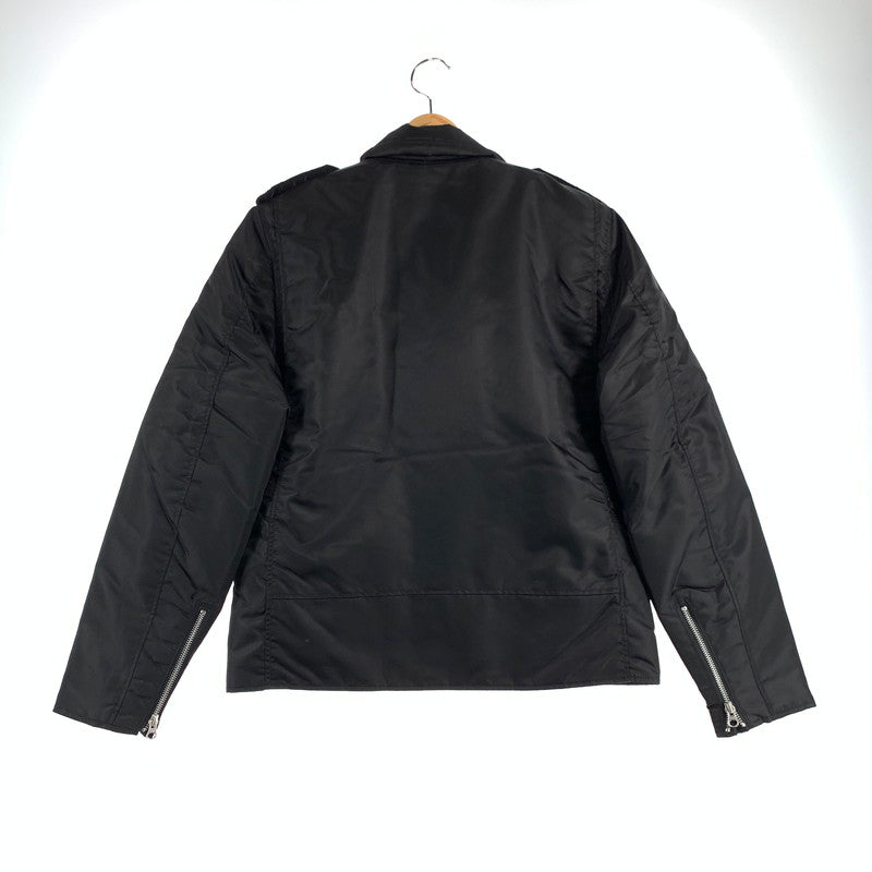 【中古品】【メンズ】 SCHOTT ショット ナイロンライダースジャケット ダブルライダース 145-260831-ny-10-fuzh サイズ：L カラー：ブラック 万代Net店