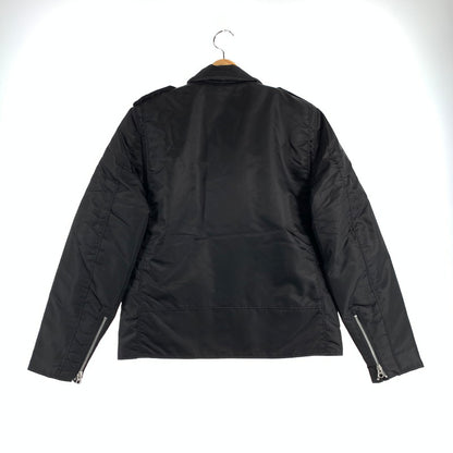 【中古品】【メンズ】 SCHOTT ショット ナイロンライダースジャケット ダブルライダース 145-260831-ny-10-fuzh サイズ：L カラー：ブラック 万代Net店