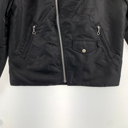 【中古品】【メンズ】 SCHOTT ショット ナイロンライダースジャケット ダブルライダース 145-260831-ny-10-fuzh サイズ：L カラー：ブラック 万代Net店