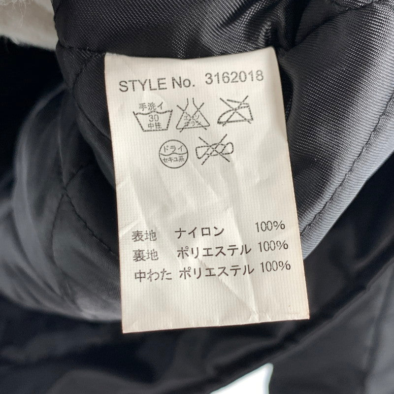 【中古品】【メンズ】 SCHOTT ショット ナイロンライダースジャケット ダブルライダース 145-260831-ny-10-fuzh サイズ：L カラー：ブラック 万代Net店