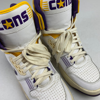 【中古品】【メンズ】 CONVERSE コンバース 34200270 ERX-400 ハイカット スニーカー 靴 162-260928-mh-14-fuzh サイズ：27.5cm カラー：白・紫・黄色 万代Net店
