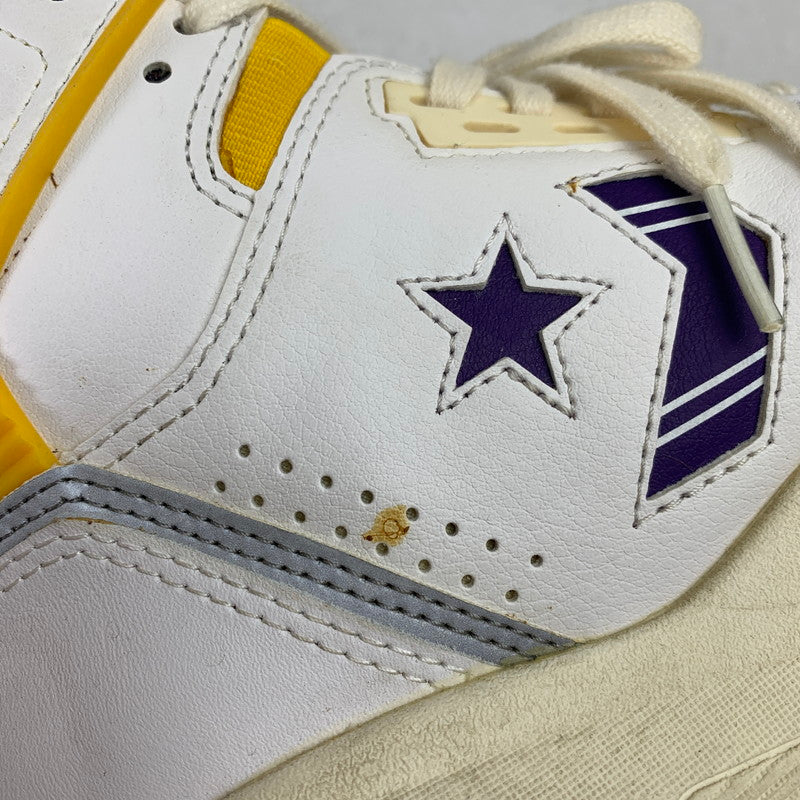 【中古品】【メンズ】 CONVERSE コンバース 34200270 ERX-400 ハイカット スニーカー 靴 162-260928-mh-14-fuzh サイズ：27.5cm カラー：白・紫・黄色 万代Net店