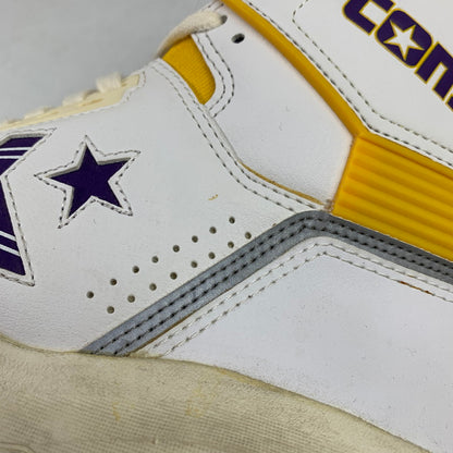 【中古品】【メンズ】 CONVERSE コンバース 34200270 ERX-400 ハイカット スニーカー 靴 162-260928-mh-14-fuzh サイズ：27.5cm カラー：白・紫・黄色 万代Net店