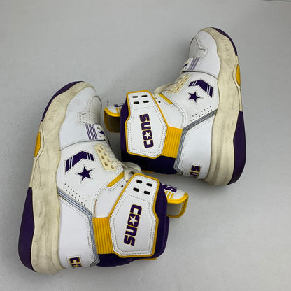 【中古品】【メンズ】 CONVERSE コンバース 34200270 ERX-400 ハイカット スニーカー 靴 162-260928-mh-14-fuzh サイズ：27.5cm カラー：白・紫・黄色 万代Net店
