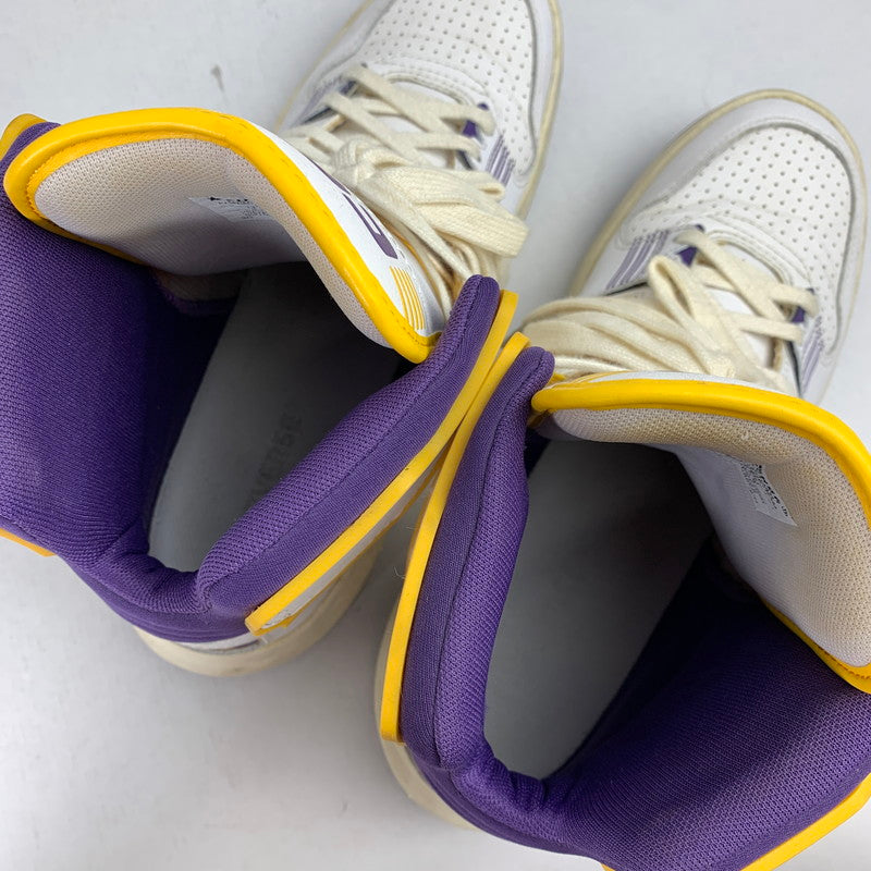 【中古品】【メンズ】 CONVERSE コンバース 34200270 ERX-400 ハイカット スニーカー 靴 162-260928-mh-14-fuzh サイズ：27.5cm カラー：白・紫・黄色 万代Net店