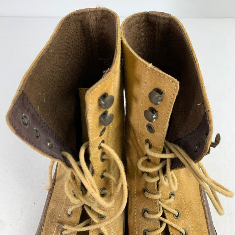 【中古品】【メンズ】 THREE GENERATIONS BOOTS スリージェネレーションズ ブーツ 靴 ブラウン キャメル 41サイズ ※キズ・ソール減り・使用感あり 165-260903-io-03-fuzh カラー：ブラウンキャメル 万代Net店