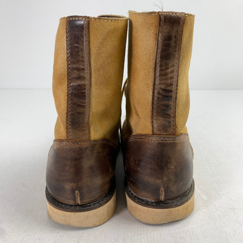【中古品】【メンズ】 THREE GENERATIONS BOOTS スリージェネレーションズ ブーツ 靴 ブラウン キャメル 41サイズ ※キズ・ソール減り・使用感あり 165-260903-io-03-fuzh カラー：ブラウンキャメル 万代Net店