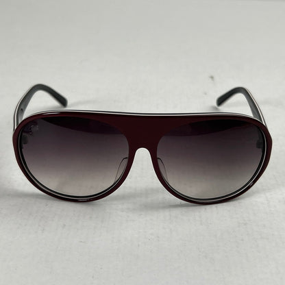 【中古品】【メンズ】 TMT ティーエムティー サングラス WINE.BLACK/クロス.ケース有 ※歪みあり・ケースキズ有 サングラス 203-260917-io-45-fuzh 万代Net店