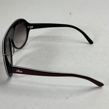 【中古品】【メンズ】 TMT ティーエムティー サングラス WINE.BLACK/クロス.ケース有 ※歪みあり・ケースキズ有 サングラス 203-260917-io-45-fuzh 万代Net店
