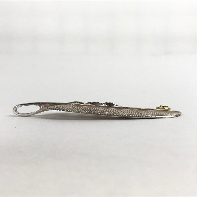 【中古品】【メンズ】 TADY&KING タディ＆キング 特大SVフェザー K18 ロングホーン アクセサリー シルバー925 192-260903-mh-08-fuzh カラー：シルバー 万代Net店