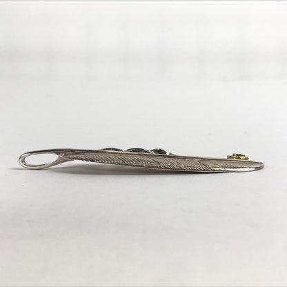 【中古品】【メンズ】 TADY&KING タディ＆キング 特大SVフェザー K18 ロングホーン アクセサリー シルバー925 192-260903-mh-08-fuzh カラー：シルバー 万代Net店