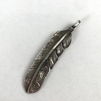 【中古品】【メンズ】 TADY&ＫING タディ＆キング ハート K18 特大フェザー アクセサリー シルバー925 192-260903-mh-09-fuzh カラー：シルバー 万代Net店