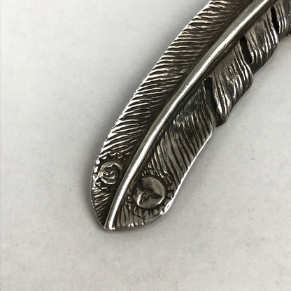 【中古品】【メンズ】 TADY&ＫING タディ＆キング ハート K18 特大フェザー アクセサリー シルバー925 192-260903-mh-09-fuzh カラー：シルバー 万代Net店