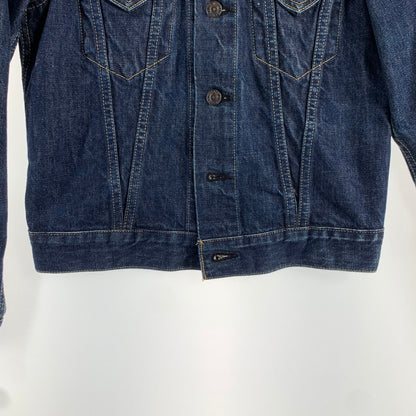 【中古品】【メンズ】 LEVIS リーバイス 71557 DENIM JACKET デニムジャケット ボタン裏J22 145-260831-ny-11-fuzh サイズ：34 カラー：インディゴ 万代Net店