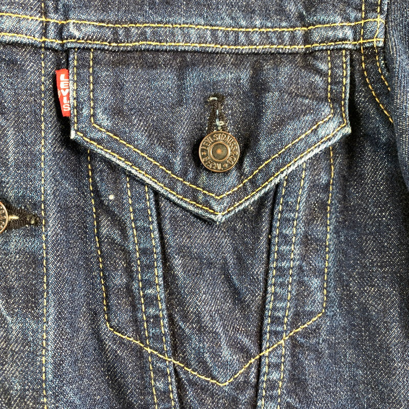 【中古品】【メンズ】 LEVIS リーバイス 71557 DENIM JACKET デニムジャケット ボタン裏J22 145-260831-ny-11-fuzh サイズ：34 カラー：インディゴ 万代Net店