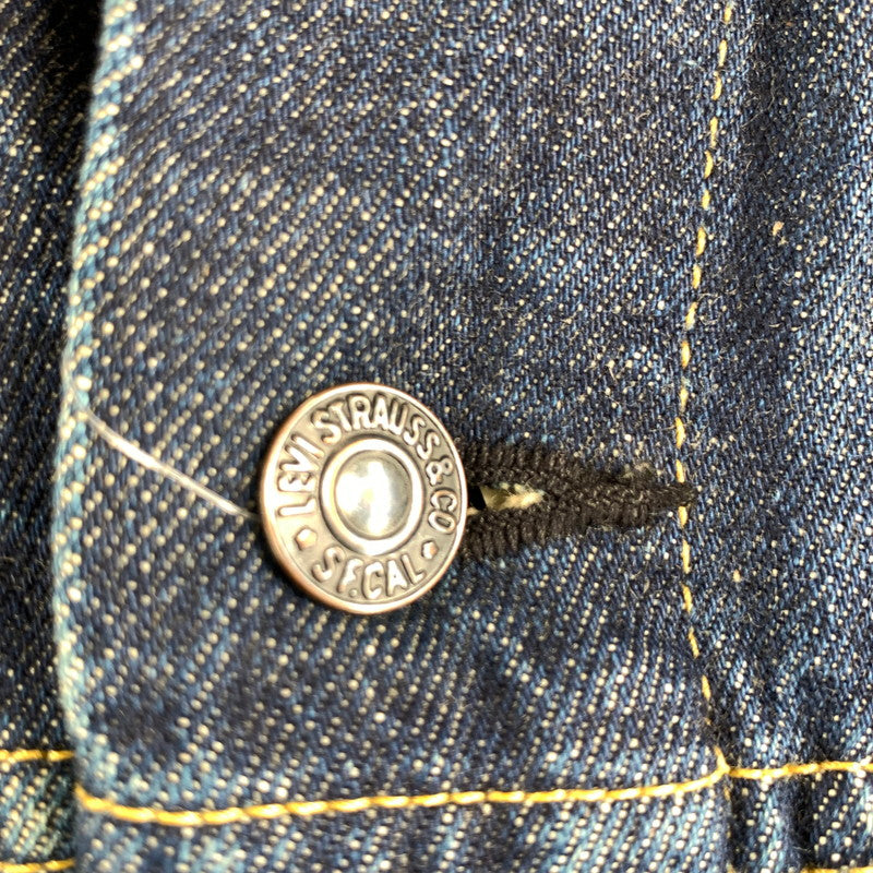 【中古品】【メンズ】 LEVIS リーバイス 71557 DENIM JACKET デニムジャケット ボタン裏J22 145-260831-ny-11-fuzh サイズ：34 カラー：インディゴ 万代Net店