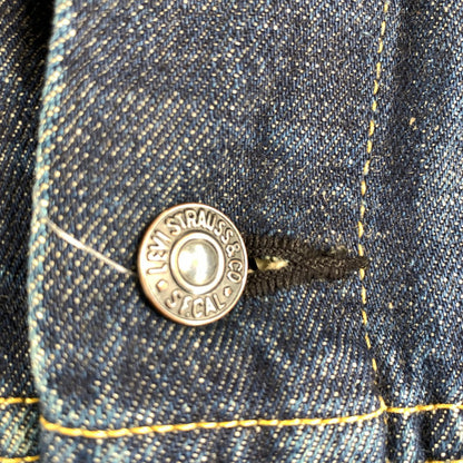 【中古品】【メンズ】 LEVIS リーバイス 71557 DENIM JACKET デニムジャケット ボタン裏J22 145-260831-ny-11-fuzh サイズ：34 カラー：インディゴ 万代Net店