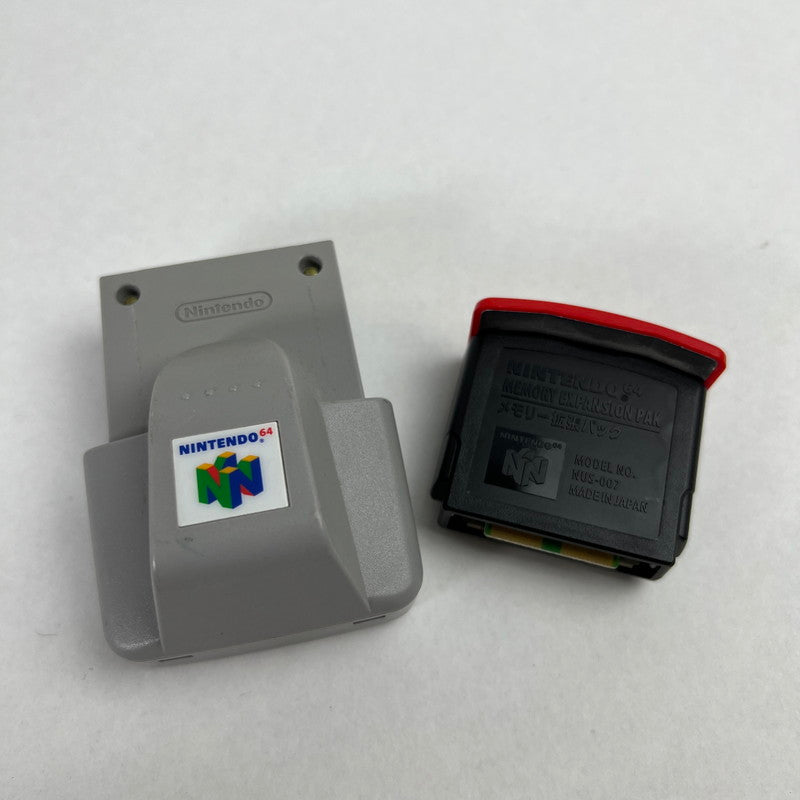 【現状渡し品】 動作未確認 Nintendo64 N64 ニンテンドー64 メモリー拡張パック 振動パック セット 023-260903-mh-62-fuz 万代Net店