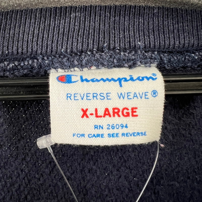 【中古品】【メンズ】 CHAMPION チャンピオン SWEAT PARKA スウェットパーカー スウェット トレーナー NAVY SIZE:XL ※色ムラ・毛玉有 148-260919-io-12-fuzh カラー：ネイビー 万代Net店
