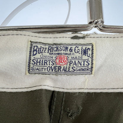 【中古品】【メンズ】 BUZZ RICKSON'S バズリクソンズ BR40025A オリジナルスペック チノ 156-260901-ny-04-fuzh サイズ：W34 カラー：カーキ 万代Net店