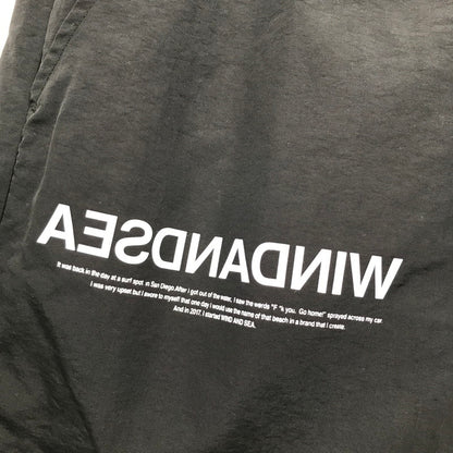 【中古品】【メンズ】 WIND AND SEA ウィンダンシー WDS-O-MTC-24-Q2-PT-01 NYLON TRACK PANTS ナイロントラックパンツ BLACK XLサイズ 153-260903-io-18-fuzh カラー：ブラック 万代Net店