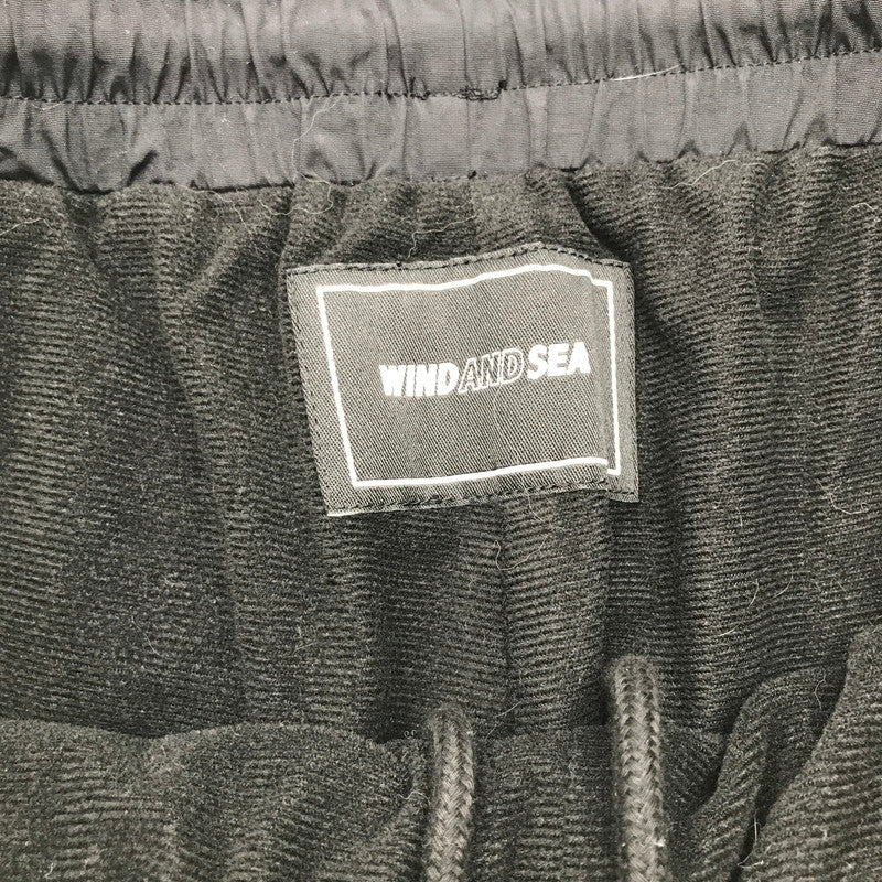 【中古品】【メンズ】 WIND AND SEA ウィンダンシー WDS-O-MTC-24-Q2-PT-01 NYLON TRACK PANTS ナイロントラックパンツ BLACK XLサイズ 153-260903-io-18-fuzh カラー：ブラック 万代Net店
