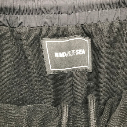 【中古品】【メンズ】 WIND AND SEA ウィンダンシー WDS-O-MTC-24-Q2-PT-01 NYLON TRACK PANTS ナイロントラックパンツ BLACK XLサイズ 153-260903-io-18-fuzh カラー：ブラック 万代Net店