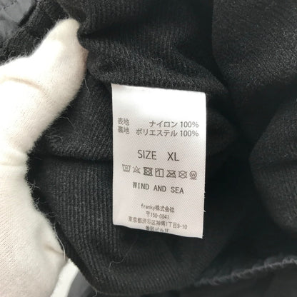 【中古品】【メンズ】 WIND AND SEA ウィンダンシー WDS-O-MTC-24-Q2-PT-01 NYLON TRACK PANTS ナイロントラックパンツ BLACK XLサイズ 153-260903-io-18-fuzh カラー：ブラック 万代Net店