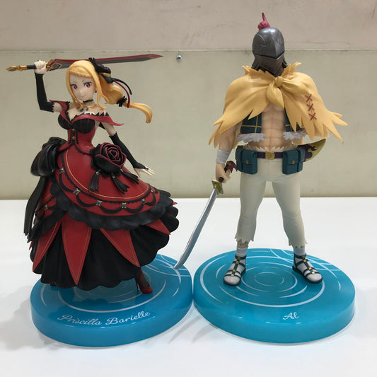【中古品】 セット商品 本体のみ Re:ゼロから始める異世界生活 王選候補者と騎士フィギュア -プリシラ陣営- 2体セット フィギュア 054-260928-io-30-fuzh 万代Net店