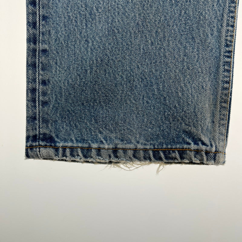 【中古品】【メンズ】 LEVIS リーバイス 501-0000 DENIM PANTS デニムパンツ 裏524 USA製 156-260901-ny-12-fuzh サイズ：35×34 カラー：ライトブルー 万代Net店