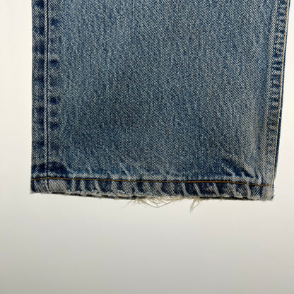 【中古品】【メンズ】 LEVIS リーバイス 501-0000 DENIM PANTS デニムパンツ 裏524 USA製 156-260901-ny-12-fuzh サイズ：35×34 カラー：ライトブルー 万代Net店
