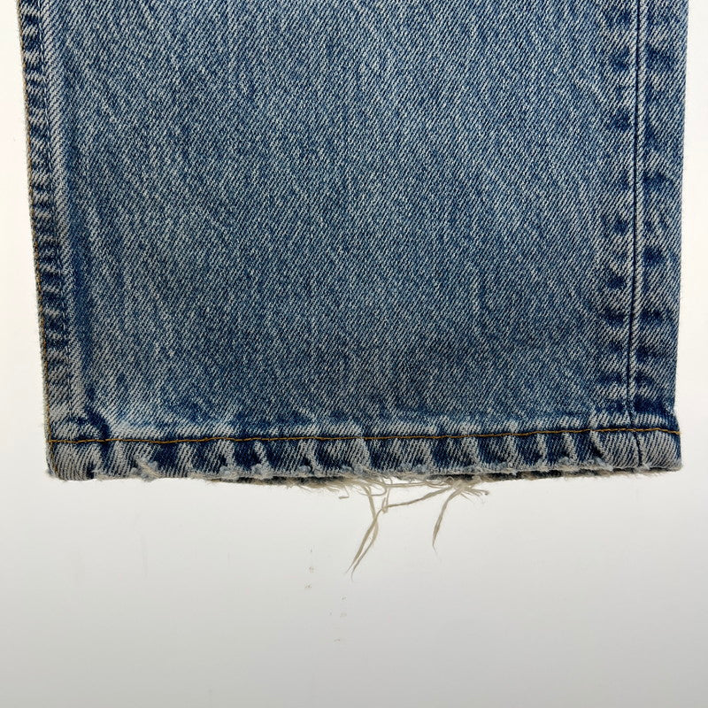 【中古品】【メンズ】 LEVIS リーバイス 501-0000 DENIM PANTS デニムパンツ 裏524 USA製 156-260901-ny-12-fuzh サイズ：35×34 カラー：ライトブルー 万代Net店