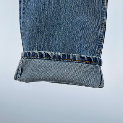 【中古品】【メンズ】 LEVIS リーバイス 501-0000 DENIM PANTS デニムパンツ 裏524 USA製 156-260901-ny-12-fuzh サイズ：35×34 カラー：ライトブルー 万代Net店