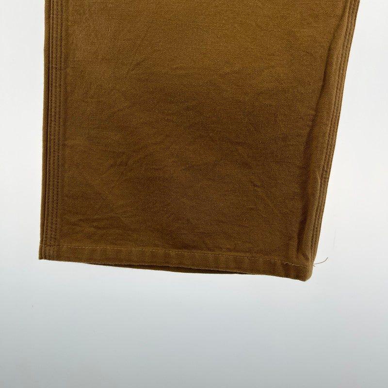 【中古品】【メンズ】 THE FLAT HEAD ザフラットヘッド LOT-PN-12W ダブルニーペインターパンツ 156-260901-ny-05-fuzh サイズ：33 カラー：ブラウン 万代Net店
