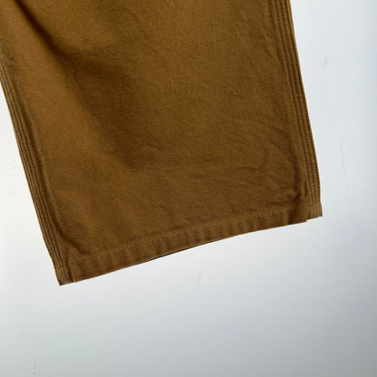 【中古品】【メンズ】 THE FLAT HEAD ザフラットヘッド LOT-PN-12W ダブルニーペインターパンツ 156-260901-ny-05-fuzh サイズ：33 カラー：ブラウン 万代Net店