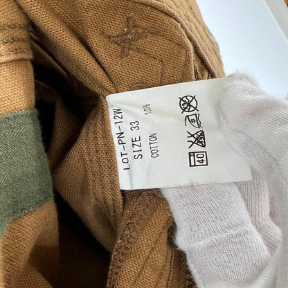 【中古品】【メンズ】 THE FLAT HEAD ザフラットヘッド LOT-PN-12W ダブルニーペインターパンツ 156-260901-ny-05-fuzh サイズ：33 カラー：ブラウン 万代Net店