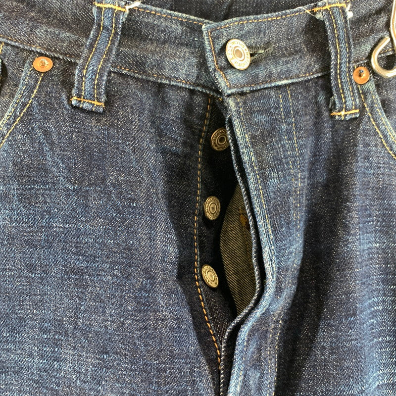 【中古品】【メンズ】 WAREHOUSE ウエアハウス×UNIQUE JEAN STORE GOLDMAN DENIM PANTS カラーBLUE SIZE:33 156-260901-ky-07-fuzh 万代Net店